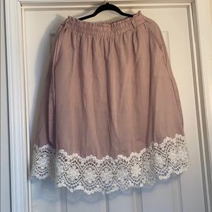 Midi Skirt Blush pink size Large